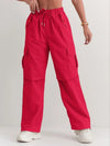 Women's High Waist Wide Leg Track Pants | Quick Dry Casual Loose Fit Trousers