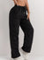 Women's High Waist Wide Leg Track Pants | Quick Dry Casual Loose Fit Trousers