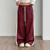 Women's Leopard Print Wide Leg Pants | Stylish Leopard Print Patchwork Wide Leg Pants