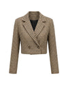 Plaid jacket on a white background - sfosh