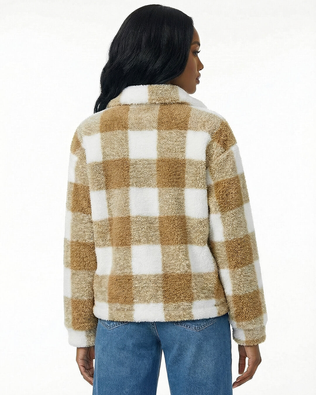 Brown and white grid