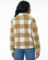 Brown and white grid