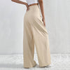 Women's High Waisted Pleated Wide Leg Pants | Summer Casual Loose Trousers