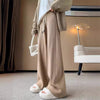 Women's High Waist Knitted Wide Leg Pants | Soft Loose Fit Casual Trousers