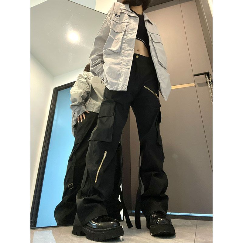 Women's Utility Wide Leg Cargo Pants