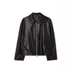 Premium Faux Leather Jacket for Women | Cropped Moto Style Casual Coat