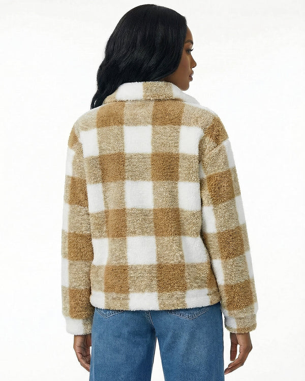 Brown and white grid