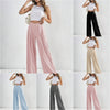 Women's High Waisted Pleated Wide Leg Pants | Summer Casual Loose Trousers