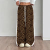 Women's Leopard Print Wide Leg Pants | Stylish Leopard Print Patchwork Wide Leg Pants