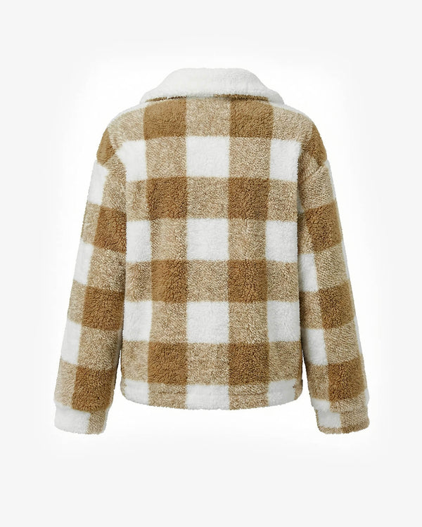 Brown and white grid