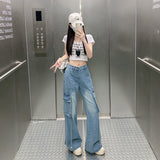 Women's Straight-Leg Pants with Large Pockets | Casual Trousers