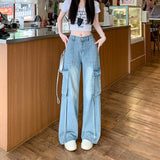 Women's Straight-Leg Pants with Large Pockets | Casual Trousers