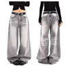 Women's Vintage High Waist Wide Leg Denim Jeans