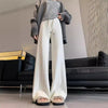 Women's High Waist Knitted Wide Leg Pants | Soft Loose Fit Casual Trousers