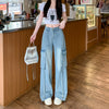 Women's Straight-Leg Pants with Large Pockets | Casual Trousers