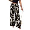 Women's Elegant Printed Wide Leg Pants | High Waist Printed Wide Leg Pants